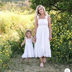 Morning Lavender MINI CLAIRE SMOCKED DRESS